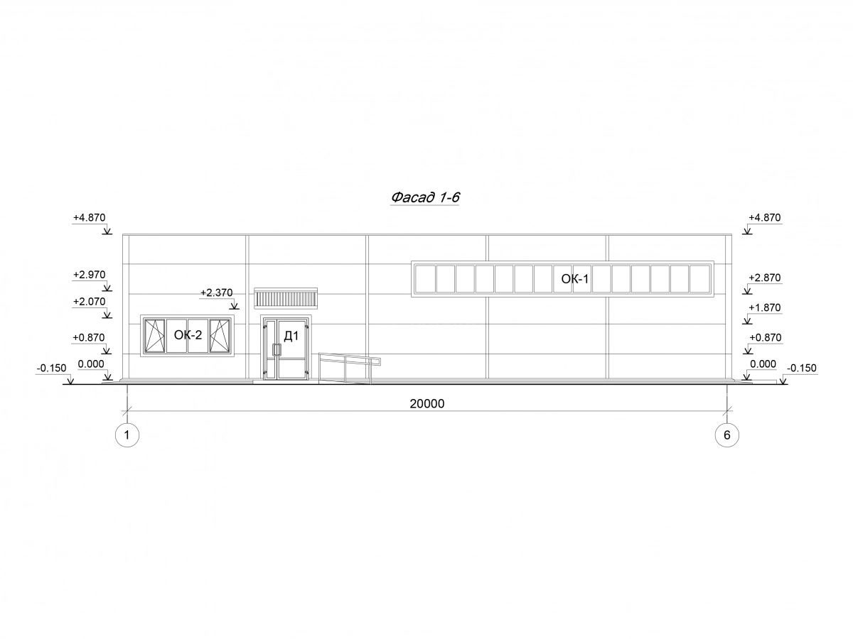 3D визуализация Магазин из сэндвич-панелей - фото 14