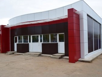 Шиномонтаж из сэндвич панелей