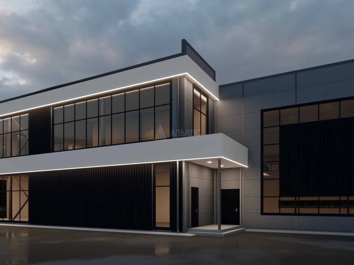 3D визуализация СТО из сэндвич панелей - фото 2