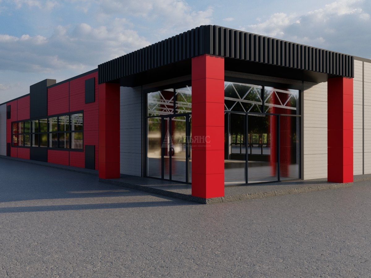 3D визуализация Магазин из сэндвич-панелей - фото 8