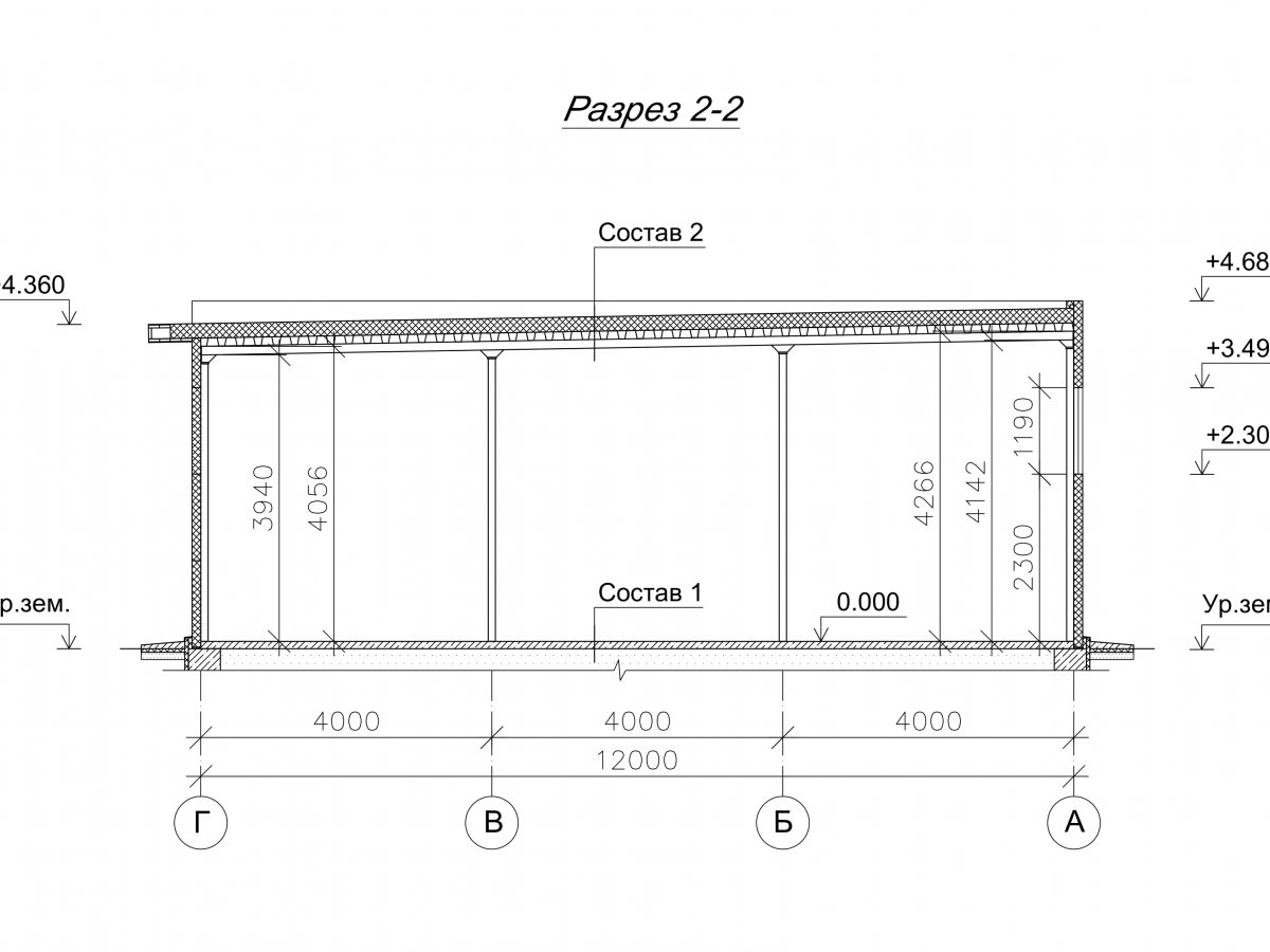 Планировка Магазин из сэндвич-панелей -  фото 2