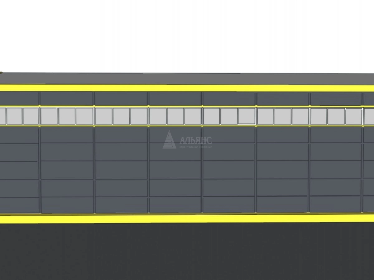 3D визуализация Грузовое СТО из сэндвич-панелей - фото 7